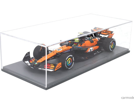 Mclaren F1 MCL39 Team Mclaren N°4 Majster Sveta Víťaz Monaco GP 2025 Lando Norris 1:18 Spark Model oranžová čierna
