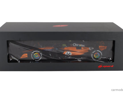 Mclaren F1 MCL39 Team Mclaren N°4 Majster Sveta Víťaz Monaco GP 2025 Lando Norris 1:18 Spark Model oranžová čierna