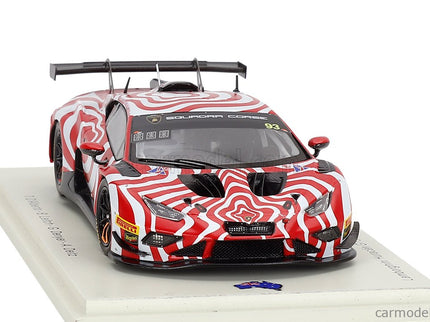 Lamborghini Huracan GT3 EVO2 Team Wall Racing N°93 12h Bathurst 2025 Tony D'alberto - Adrian Deitz - Grant Denyer - Brendon Leitch 1:43 Spark Model červená biela