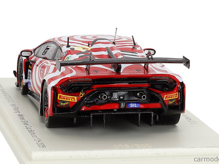 Lamborghini Huracan GT3 EVO2 Team Wall Racing N°93 12h Bathurst 2025 Tony D'alberto - Adrian Deitz - Grant Denyer - Brendon Leitch 1:43 Spark Model červená biela