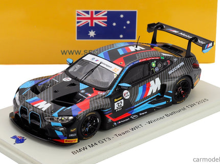 BMW 4-SERIES M4 GT3 EVO 3.0L Turbo Team Wrt N°32 Víťaz 12h Bathurst 2025 Kelvin Van Der Linde - Augusto Farfus - Sheldon Van Der Linde 1:43 Spark Model rôzne farby