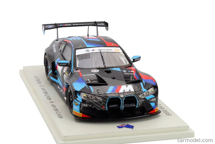 BMW 4-SERIES M4 GT3 EVO 3.0L Turbo Team Wrt N°32 Víťaz 12h Bathurst 2025 Kelvin Van Der Linde - Augusto Farfus - Sheldon Van Der Linde 1:43 Spark Model rôzne farby