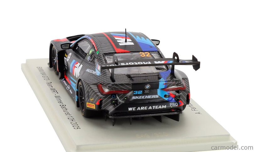 BMW 4-SERIES M4 GT3 EVO 3.0L Turbo Team Wrt N°32 Víťaz 12h Bathurst 2025 Kelvin Van Der Linde - Augusto Farfus - Sheldon Van Der Linde 1:43 Spark Model rôzne farby