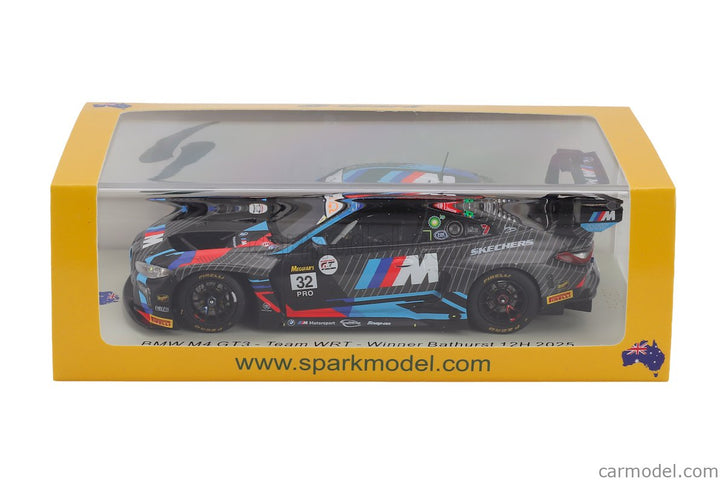 BMW 4-SERIES M4 GT3 EVO 3.0L Turbo Team Wrt N°32 Víťaz 12h Bathurst 2025 Kelvin Van Der Linde - Augusto Farfus - Sheldon Van Der Linde 1:43 Spark Model rôzne farby