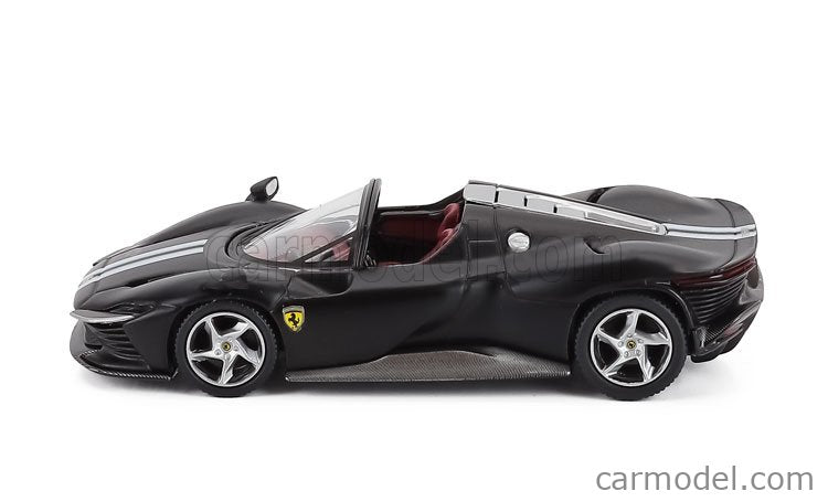 Ferrari Daytona SP3 Open Roof 2022 1:64 BBR Models matná čierna