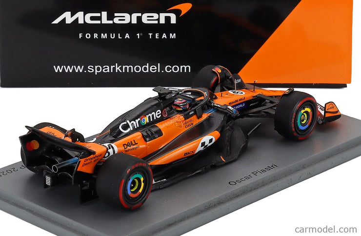 Mclaren F1 MCL39 Team Mclaren N°81 Víťaz Spain GP 2025 Oscar Piastri 1:43 Spark Model oranžová čierna