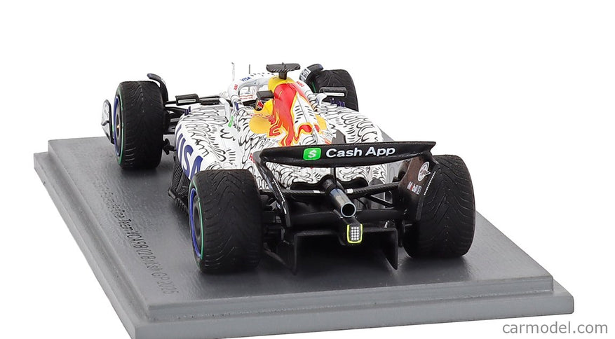 Racing Bulls F1 VCARB-02 Team Visa Cash App N°6 Silverstone British GP 2025 Isack Hadjar 1:43 Spark Model biela čierna