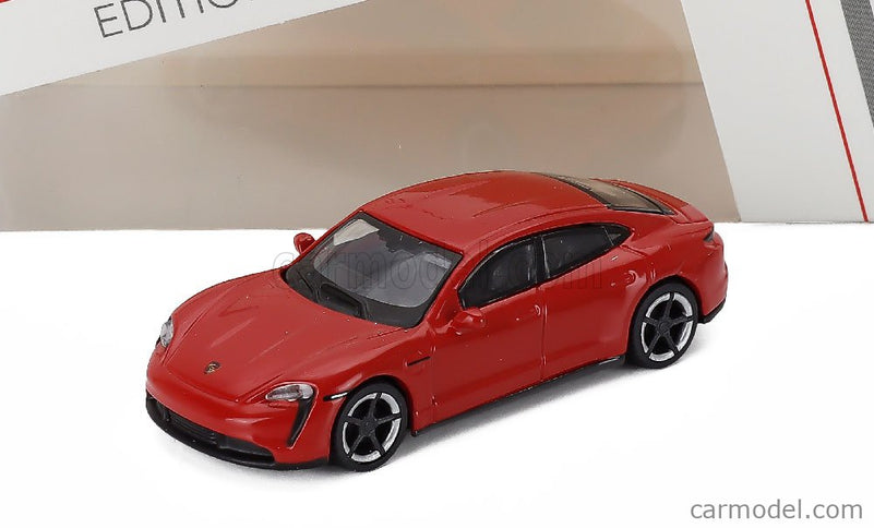 Porsche Taycan Turbo S 2021 1:87 Schuco červená