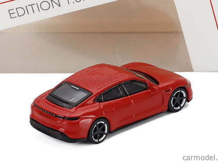 Porsche Taycan Turbo S 2021 1:87 Schuco červená