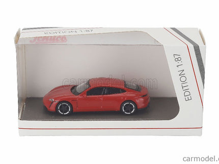 Porsche Taycan Turbo S 2021 1:87 Schuco červená