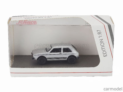 Volkswagen Golf Mki Gti 1985 1:87 Schuco strieborná