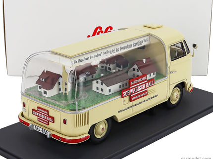 Volkswagen T1a Pick-UP Bauspar-Kasse Schwabisch Hall 1962 1:18 Schuco krémová