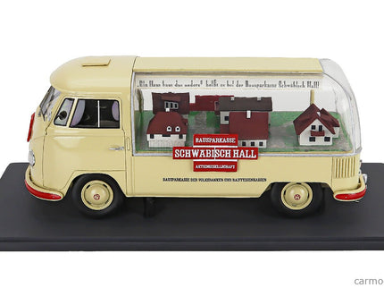 Volkswagen T1a Pick-UP Bauspar-Kasse Schwabisch Hall 1962 1:18 Schuco krémová