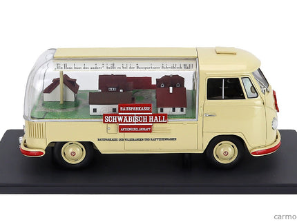 Volkswagen T1a Pick-UP Bauspar-Kasse Schwabisch Hall 1962 1:18 Schuco krémová