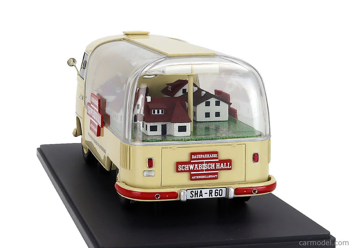 Volkswagen T1a Pick-UP Bauspar-Kasse Schwabisch Hall 1962 1:18 Schuco krémová