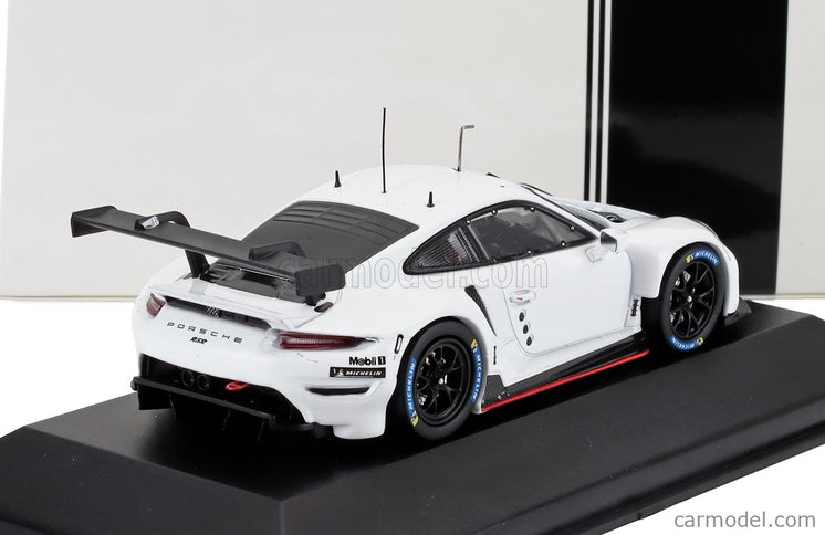 Porsche 911 991-2 RSR-19 Bez Dekorácií Coupe 2022 1:43 IXO Models biela
