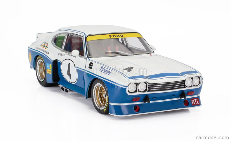 Ford Capri RS 3100 N°4 Etcc Zandvoort 1974 Jochen Mass - Rolf Stommelen 1:18 Werk83 modrá biela