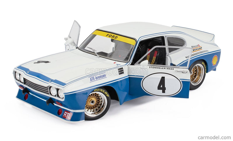 Ford Capri RS 3100 N°4 Etcc Zandvoort 1974 Jochen Mass - Rolf Stommelen 1:18 Werk83 modrá biela