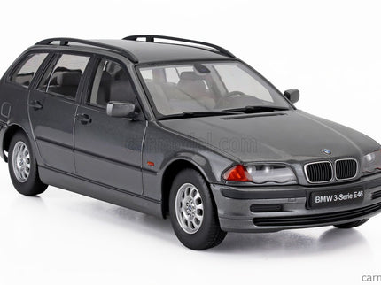BMW 3-SERIES (E46) Touring SW Station Wagon 1999 1:18 KK Scale sivá