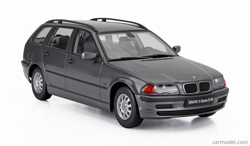 BMW 3-SERIES (E46) Touring SW Station Wagon 1999 1:18 KK Scale sivá