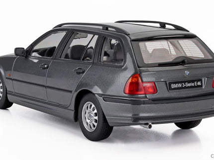 BMW 3-SERIES (E46) Touring SW Station Wagon 1999 1:18 KK Scale sivá