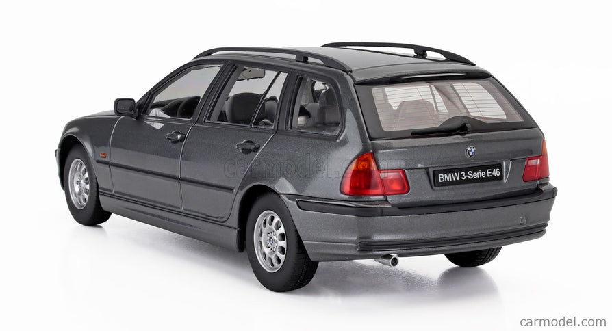 BMW 3-SERIES (E46) Touring SW Station Wagon 1999 1:18 KK Scale sivá