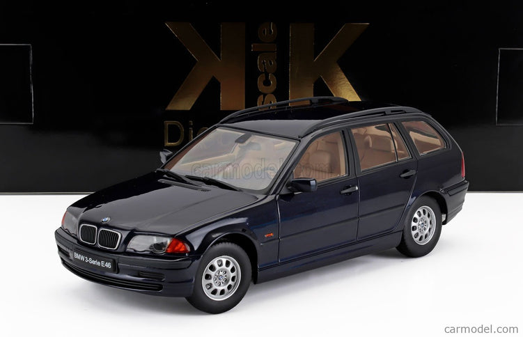 BMW 3-SERIES (E46) Touring SW Station Wagon 1999 1:18 KK Scale modrá