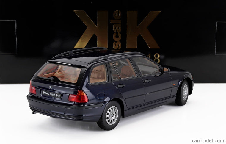 BMW 3-SERIES (E46) Touring SW Station Wagon 1999 1:18 KK Scale modrá
