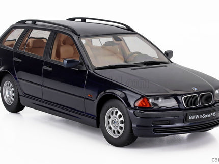 BMW 3-SERIES (E46) Touring SW Station Wagon 1999 1:18 KK Scale modrá