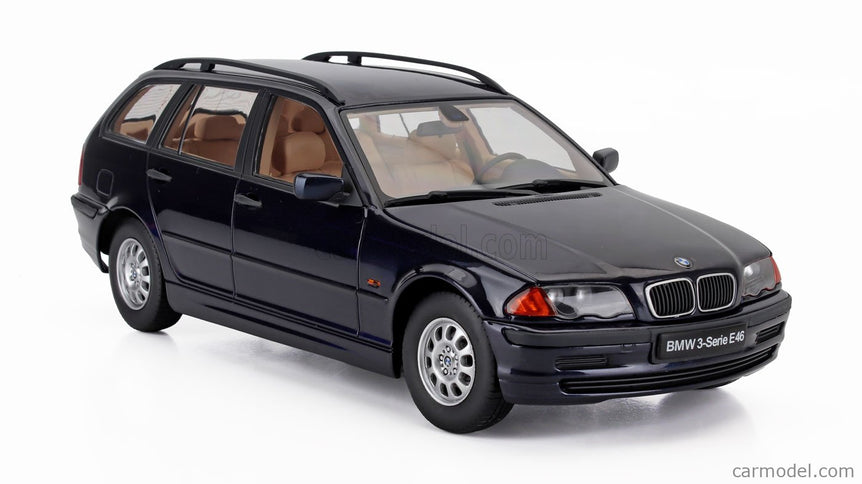 BMW 3-SERIES (E46) Touring SW Station Wagon 1999 1:18 KK Scale modrá