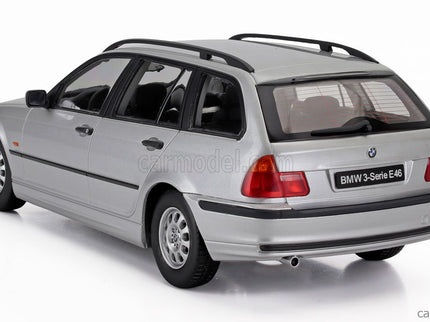 BMW 3-SERIES (E46) Touring SW Station Wagon 1999 1:18 KK Scale strieborná