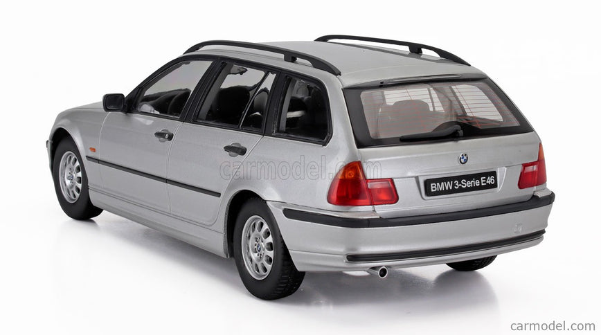 BMW 3-SERIES (E46) Touring SW Station Wagon 1999 1:18 KK Scale strieborná