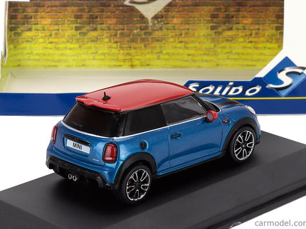 Mini Cooper John Works Jcw F56 2023 1:43 Solido modrá červená