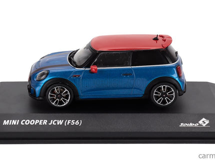 Mini Cooper John Works Jcw F56 2023 1:43 Solido modrá červená