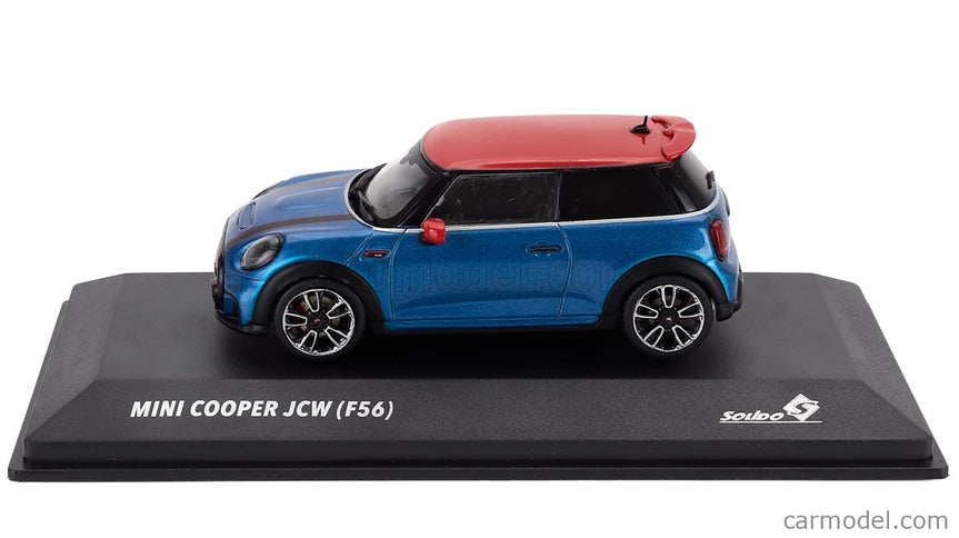Mini Cooper John Works Jcw F56 2023 1:43 Solido modrá červená
