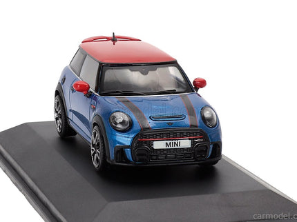 Mini Cooper John Works Jcw F56 2023 1:43 Solido modrá červená
