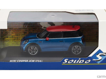 Mini Cooper John Works Jcw F56 2023 1:43 Solido modrá červená