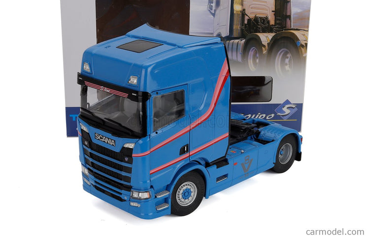 Scania S580 Ťahač Highline 2-ASSI 2023 1:24 Solido svetlomodrá