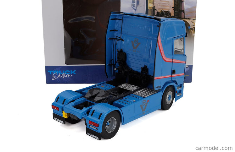 Scania S580 Ťahač Highline 2-ASSI 2023 1:24 Solido svetlomodrá