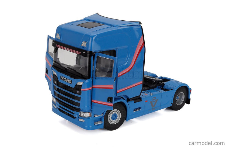 Scania S580 Ťahač Highline 2-ASSI 2023 1:24 Solido svetlomodrá
