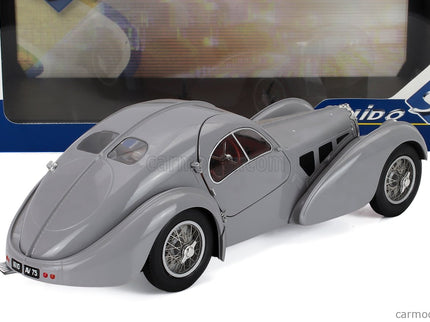 Bugatti Type 57SC Atlantic 1937 1:18 Solido matná strieborná