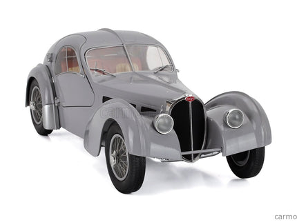 Bugatti Type 57SC Atlantic 1937 1:18 Solido matná strieborná