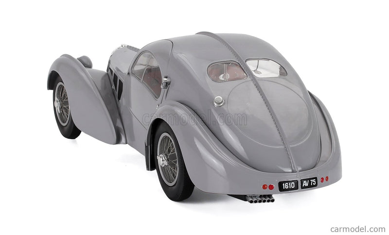 Bugatti Type 57SC Atlantic 1937 1:18 Solido matná strieborná