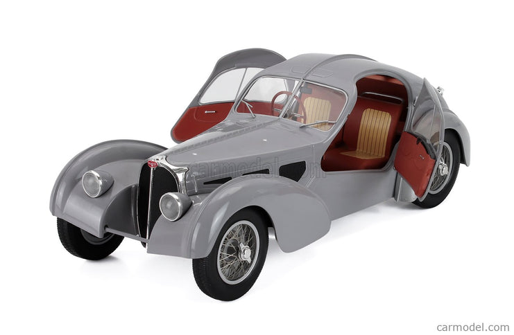 Bugatti Type 57SC Atlantic 1937 1:18 Solido matná strieborná