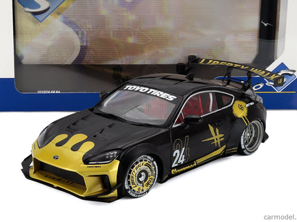 Toyota GR86 Lbwk Body Kit N°24 Coupe 2024 1:18 Solido čierna zlatá
