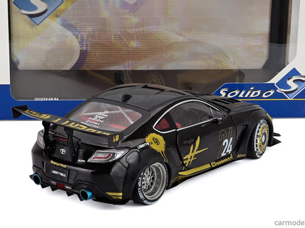 Toyota GR86 Lbwk Body Kit N°24 Coupe 2024 1:18 Solido čierna zlatá