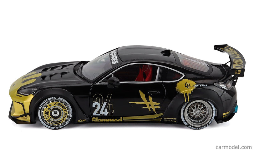 Toyota GR86 Lbwk Body Kit N°24 Coupe 2024 1:18 Solido čierna zlatá