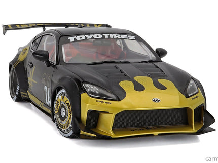 Toyota GR86 Lbwk Body Kit N°24 Coupe 2024 1:18 Solido čierna zlatá