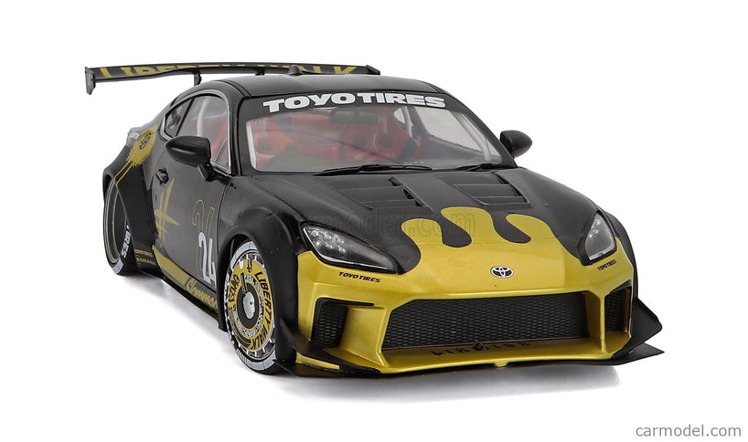 Toyota GR86 Lbwk Body Kit N°24 Coupe 2024 1:18 Solido čierna zlatá