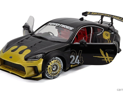 Toyota GR86 Lbwk Body Kit N°24 Coupe 2024 1:18 Solido čierna zlatá